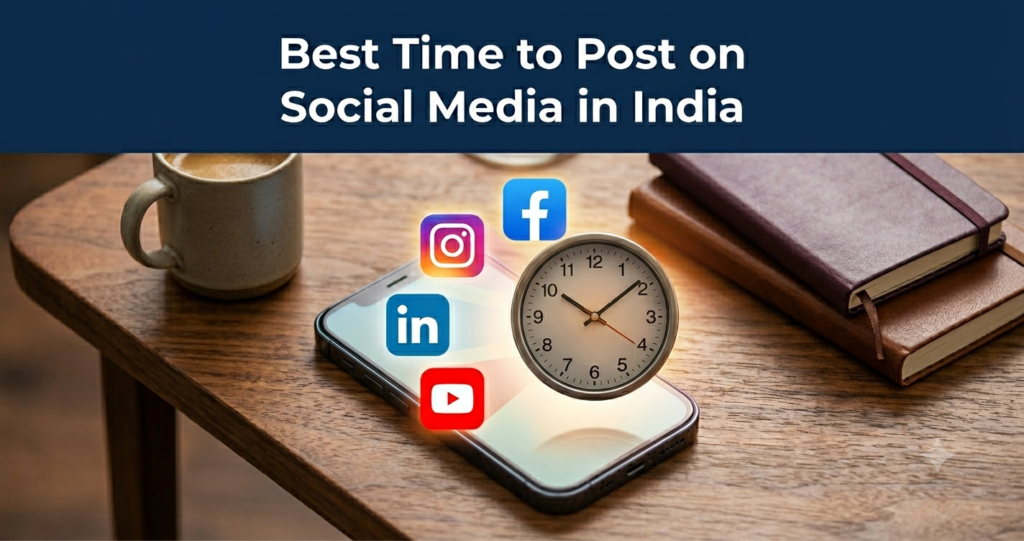best time to post on social media in india