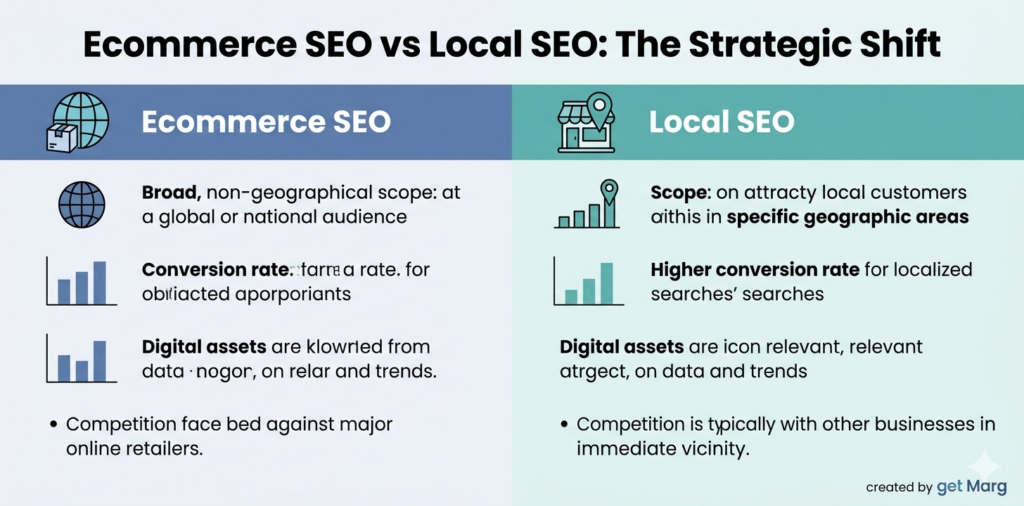 ecommerce vs local seo